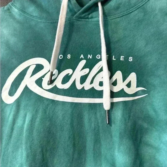 Reckless Xl tide die men’s hoodie - Picture 2 of 5